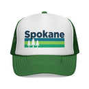 Spokane, Washington Retro Trees Trucker Hat - Vintage Style Spokane Cap-2