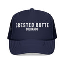 Crested Butte, Colorado Trucker Hat - Foam Crested Butte Cap - Block Letter Colorado-1