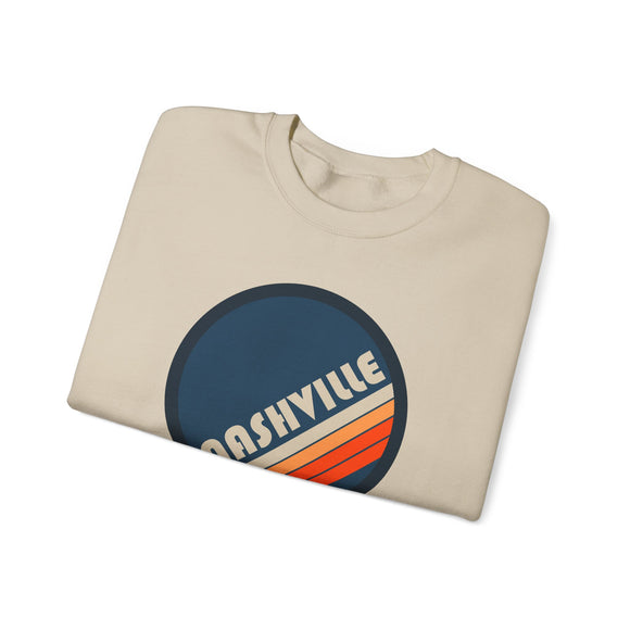Nashville, Tennessee Sweatshirt - Retro Graphic Crewneck