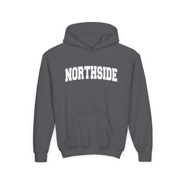 Buy dark-heather Northside Youth Hoodie - Kids Northside Hooded Sweatshirt