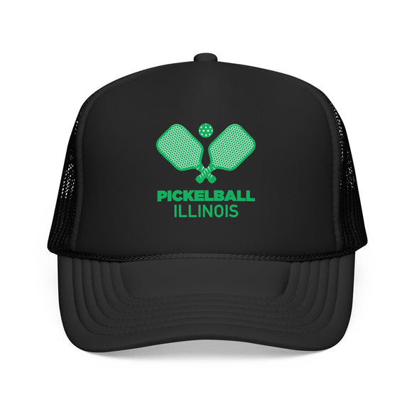 Illinois Pickleball Trucker Hat - Foam Illinois Cap