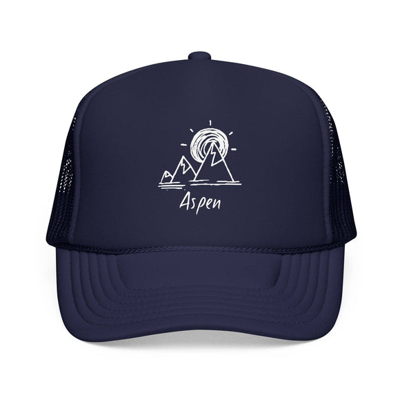 Kids Aspen Colorado Trucker Hat - Youth Snapback Cap