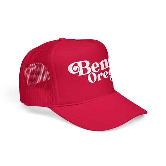 Bend, Oregon Trucker Hat - Foam Bend Cap