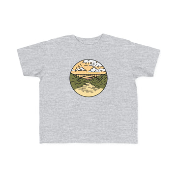 Buy heather West Virginia Toddler T-Shirt - Unisex Toddler West Virginia Shirt