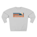Premium Missoula, Montana Retro Mountain Graphic Sweatshirt-2