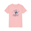 California Youth Vintage Snow Ski Graphic Tee - Kids T Shirt-15