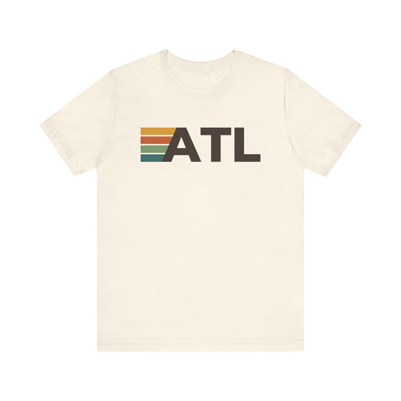Atlanta, Georgia tee - ATL t shirt retro stripes