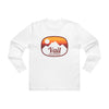 Vail, Colorado Mens Base Long-sleeve Tee - Retro Ombre Heavy Weight Long Sleeve T-shirt