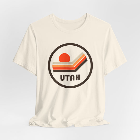 Utah T-Shirt - Sunset Mountain Graphic Tee
