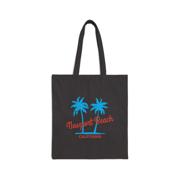 Newport Beach, California, Cotton Canvas Newport Beach Tote Bag - 0