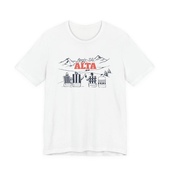 Alta, Utah Après-ski T-Shirt - Vintage Mountain Graphic Tee