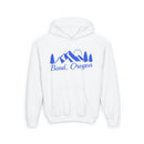 Retro Bend, Oregon Youth Hoodie - Mountain Bend, Oregon Kids Sweatshirt, Cute Bend, Oregon Children's Pullover-1