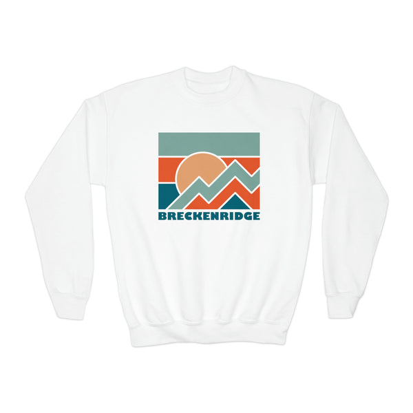 Breckenridge, Colorado Youth Sweatshirt - Unisex Kid's Breckenridge Crewneck Sweatshirt