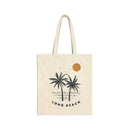 Long Beach, California Tote Bag - Cotton Canvas Long Beach Bag-1
