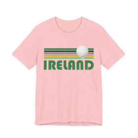 Buy pink Golf Ireland T-Shirt - Retro Golf Unisex Ireland Shirt