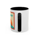 Vermont Retro Ombre Sun Mountain Coffee Mug 11 oz, Vermont Nature Lover Gift, Mountain Enthusiast Mug-8