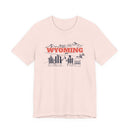 Wyoming Après-ski T-Shirt - Vintage Mountain Graphic Tee-6