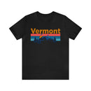 Vermont T-Shirt - Mountain Sunset Unisex Vermont Shirt-2