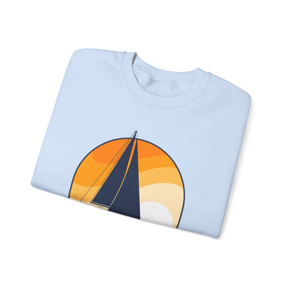San Francisco, California Sweatshirt - Sailboat San Francisco Crewneck Sweatshirt