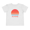 Maine Toddler T-Shirt - Retro 80s Unisex Toddler Maine Shirt