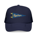 Kings Canyon National Park Pennant Trucker Hat — Vintage Foam Mesh Cap-2