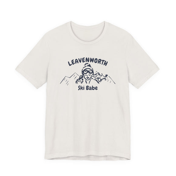 Leavenworth, Washington Ski Babe T‑Shirt - Retro Skiing Graphic Tee