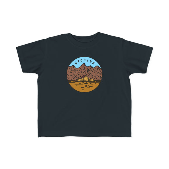Wyoming Toddler T-Shirt - Unisex Toddler Wyoming Shirt