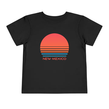 Buy black New Mexico Toddler T-Shirt - Retro 80s Unisex Toddler New Mexico Shirt