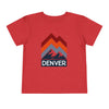 Denver, Colorado Toddler T-Shirt - Retro Palm Tree Toddler Denver Shirt