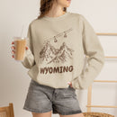 Wyoming Mountain Gondola Sweatshirt, Travel Graphic-1