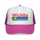 Wichita, Kansas Retro Corn and Farm Trucker Hat-6