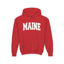 Maine Youth Hoodie - Kids Maine Hooded Sweatshirt-5