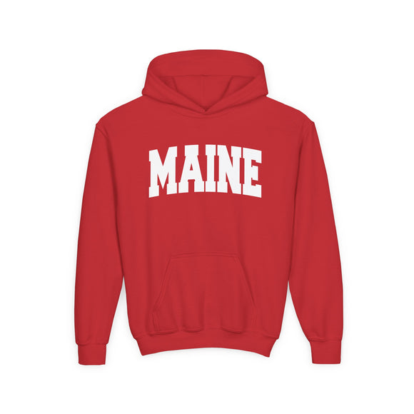 Maine Youth Hoodie - Kids Maine Hooded Sweatshirt