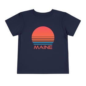 Maine Toddler T-Shirt - Retro 80s Unisex Toddler Maine Shirt