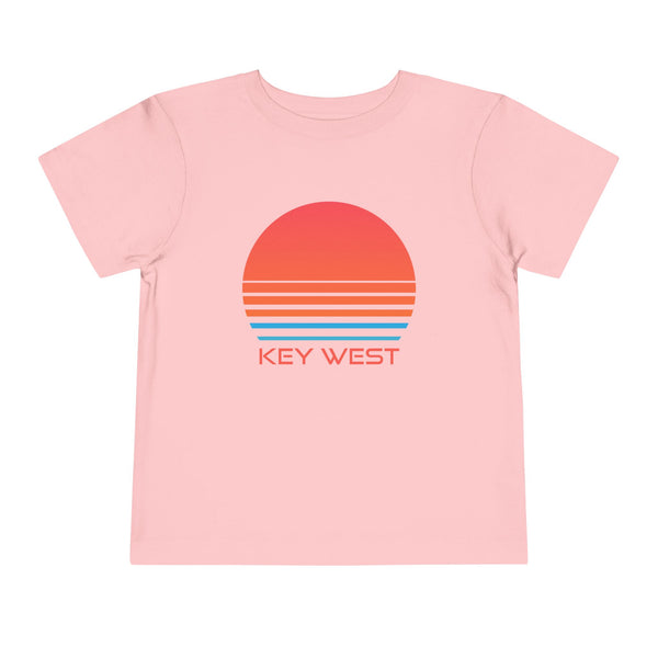 Key West, Florida Toddler T-Shirt - Retro 80s Toddler Key West Shirt