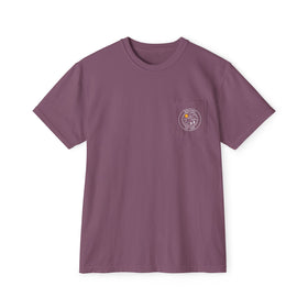 Buy berry Montana Pocket Tee Shirt, Garment-Dyed Shirt, Mountain Graphic Tee, Comfort Colors