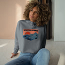 Women's Winter Park, Colorado Crop Hoodie - Premium Mountain Crop Sweatshirt-9