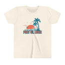 Port St. Lucie, Florida Youth Shirt - Retro Palm Tree Port St. Lucie Kid's T-Shirt-1