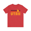 Utah T-Shirt Retro - Adult Unisex Utah T Shirt-4