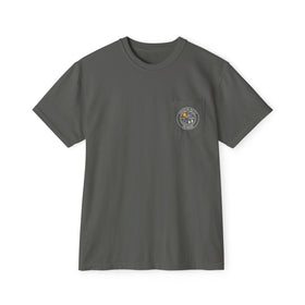 Crested Butte, Colorado Pocket Tee Shirt, Garment-Dyed Shirt, Mountain Graphic Tee, Comfort Colors