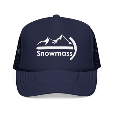 Snowmass, Colorado Trucker Hat - Foam Boulder Cap