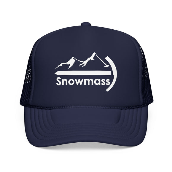 Snowmass, Colorado Trucker Hat - Foam Boulder Cap