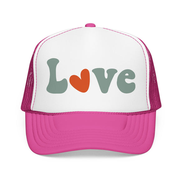 Love Trucker Hat Boho