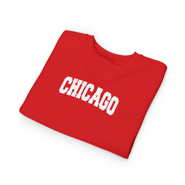 Chicago, Illinois Toddler Sweatshirt - Chicago Toddler Crewneck Sweatshirt