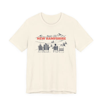 New Hampshire Après-ski T-Shirt - Vintage Mountain Graphic Tee