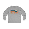 Missoula, Montana Long Sleeve Shirt - Retro Unisex Missoula Long Sleeve Tee