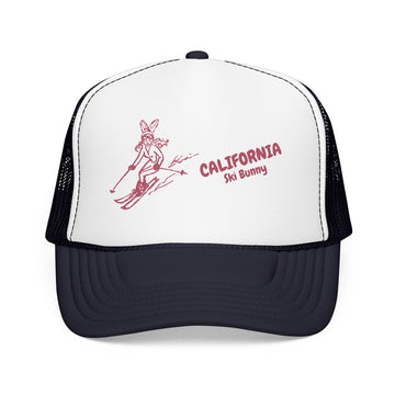 Buy navy-white-navy California Ski Bunny Foam Trucker Hat