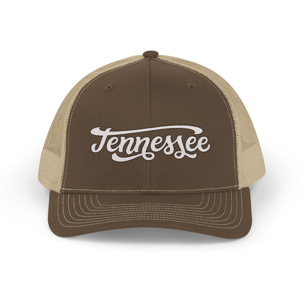 Tennessee Snapback Trucker Cap - Embroidered Tennessee Hat