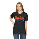 Big Sky, Montana Shirt - Mountain Sunset Unisex Big Sky T-Shirt-47