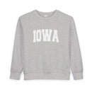 Iowa Toddler Sweatshirt - Iowa Toddler Crewneck Sweatshirt-1